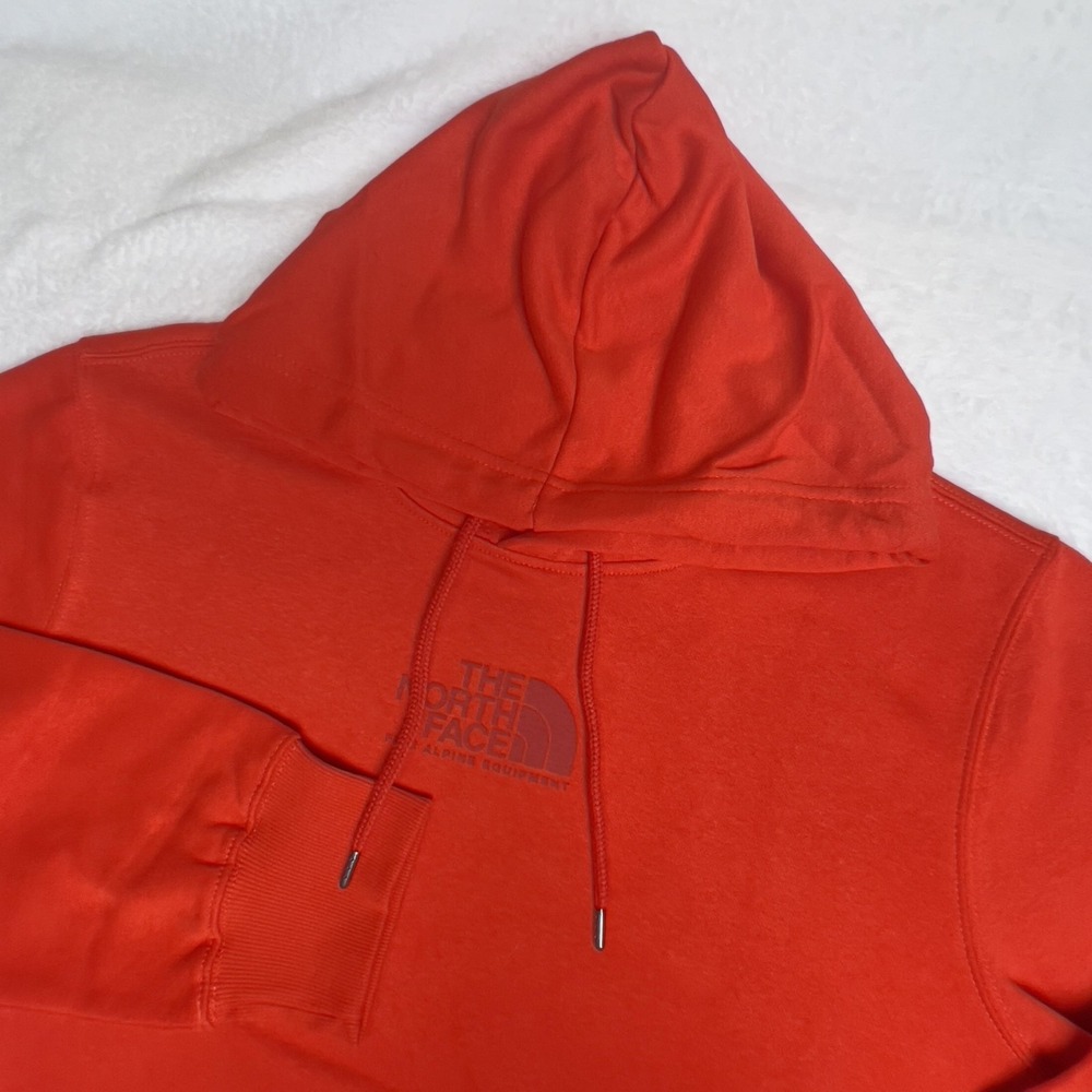 The‎ North Face Hoodie Mens Large Red Fine Alpine Equipment Pullover Fleece